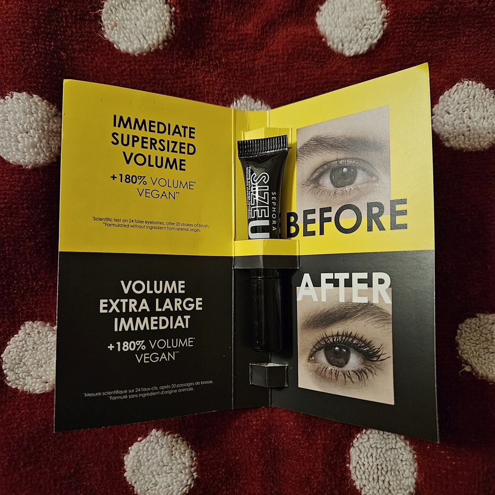 ⚪️🔴5/10$ Sephora Size Up Volumizing Mascara